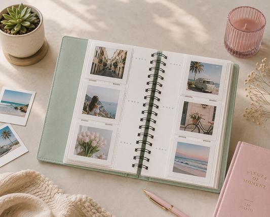 LUMIVA™ Memories – Álbum Premium para Fotos Instantáneas (120 Bolsillos)