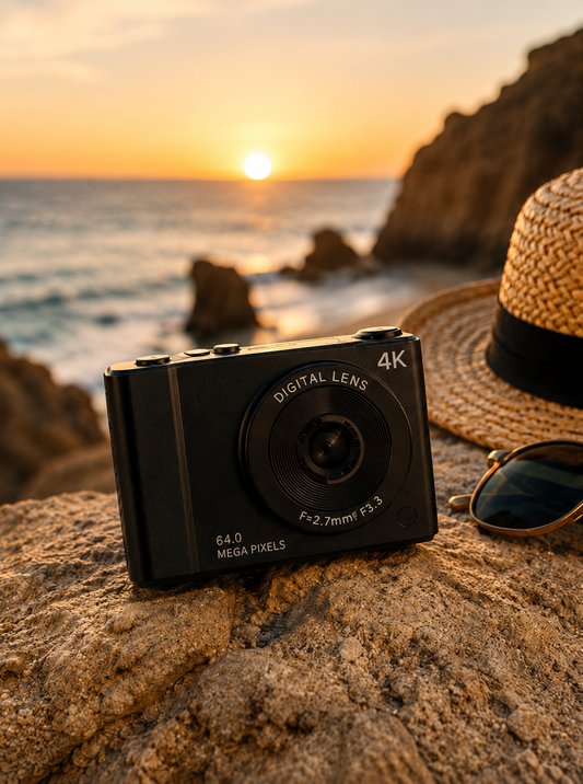 LUMIVA™ Snap 4K – Cámara Digital Retro de 64MP con Zoom 8X