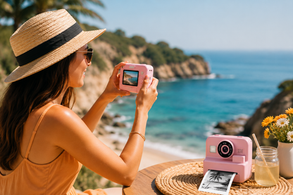 LUMIVA™ Print Mini – Cámara Instantánea Digital con Impresión Térmica