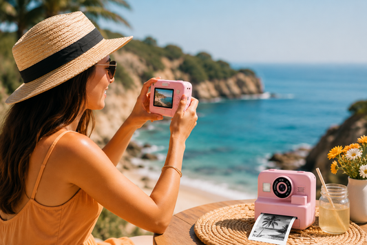LUMIVA™ Print Mini – Cámara Instantánea Digital con Impresión Térmica